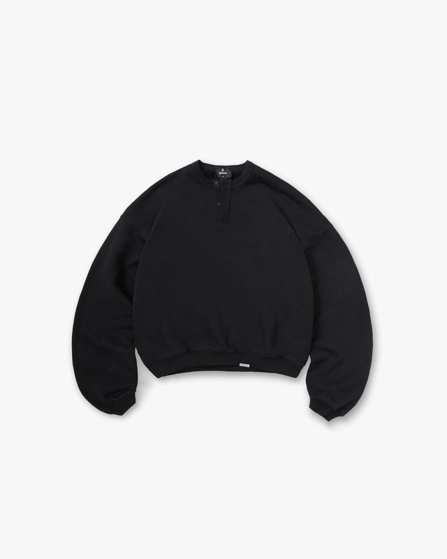 Initial Henley Collar Sweater