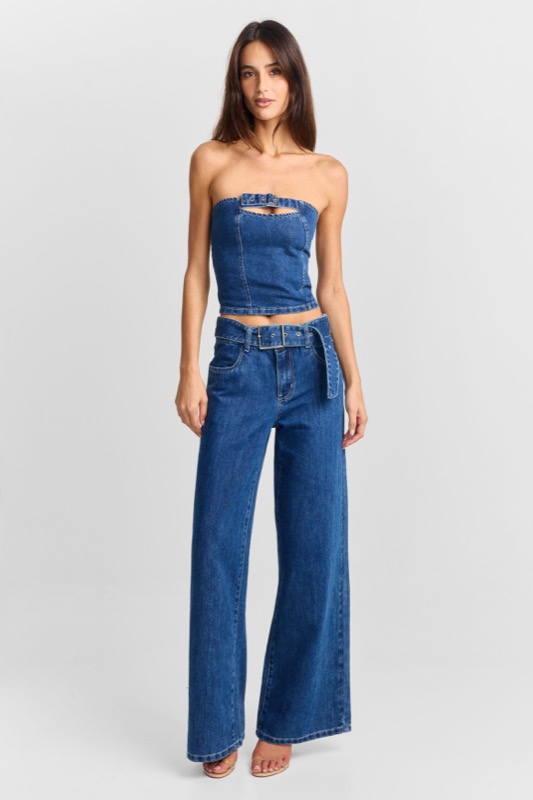 Ebony Jean Mid Blue